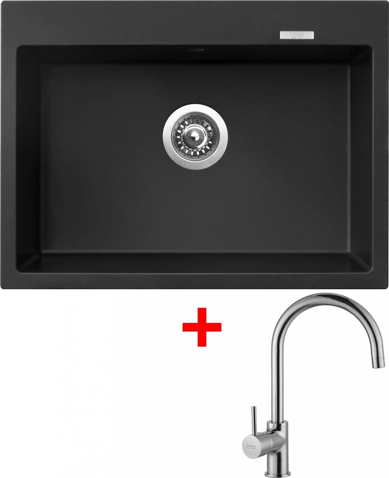 Sinks Maximo 680 Pureblack + Vitalia