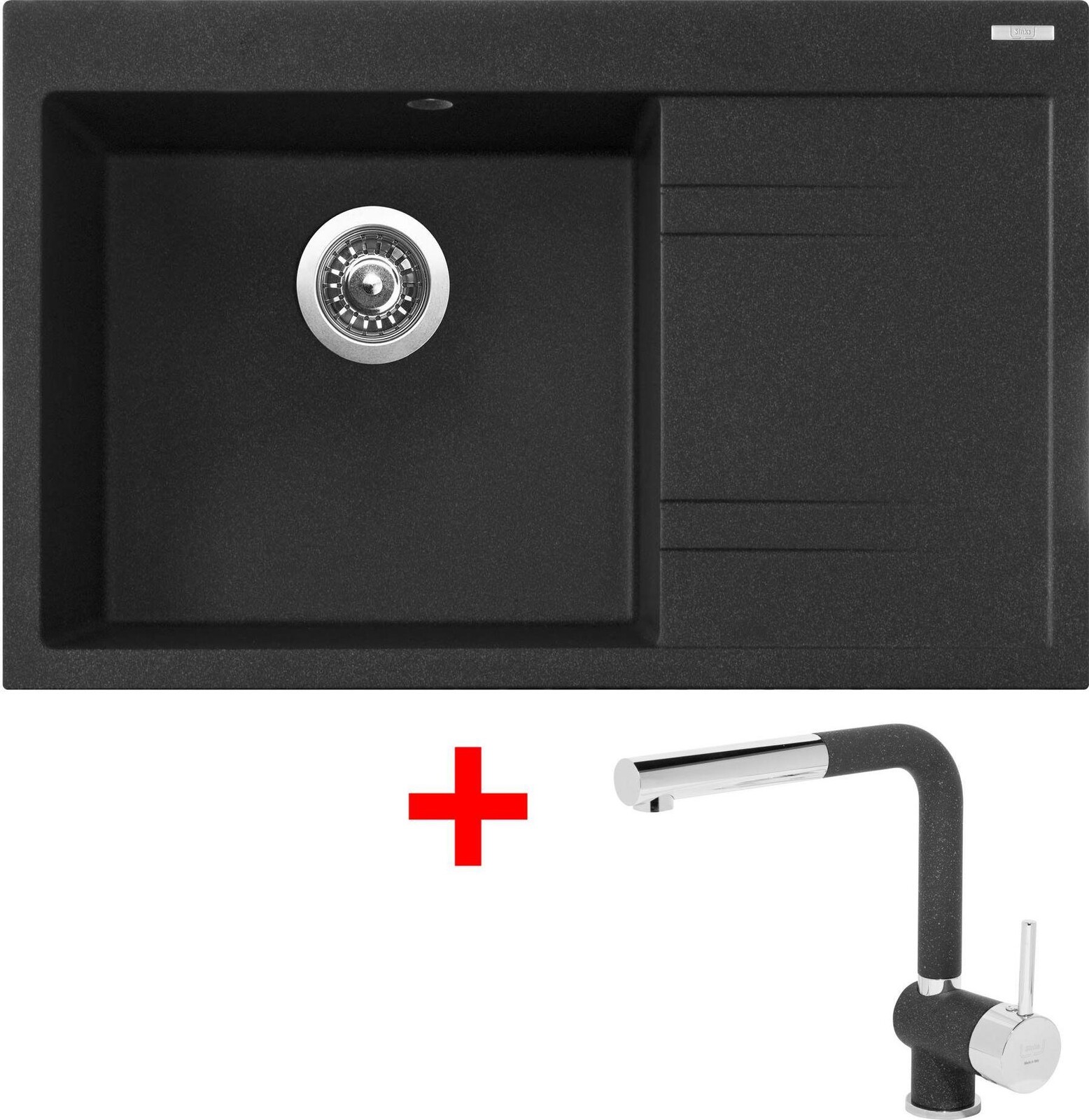Sinks Rim 780 L Granblack + Mix 3 P GR