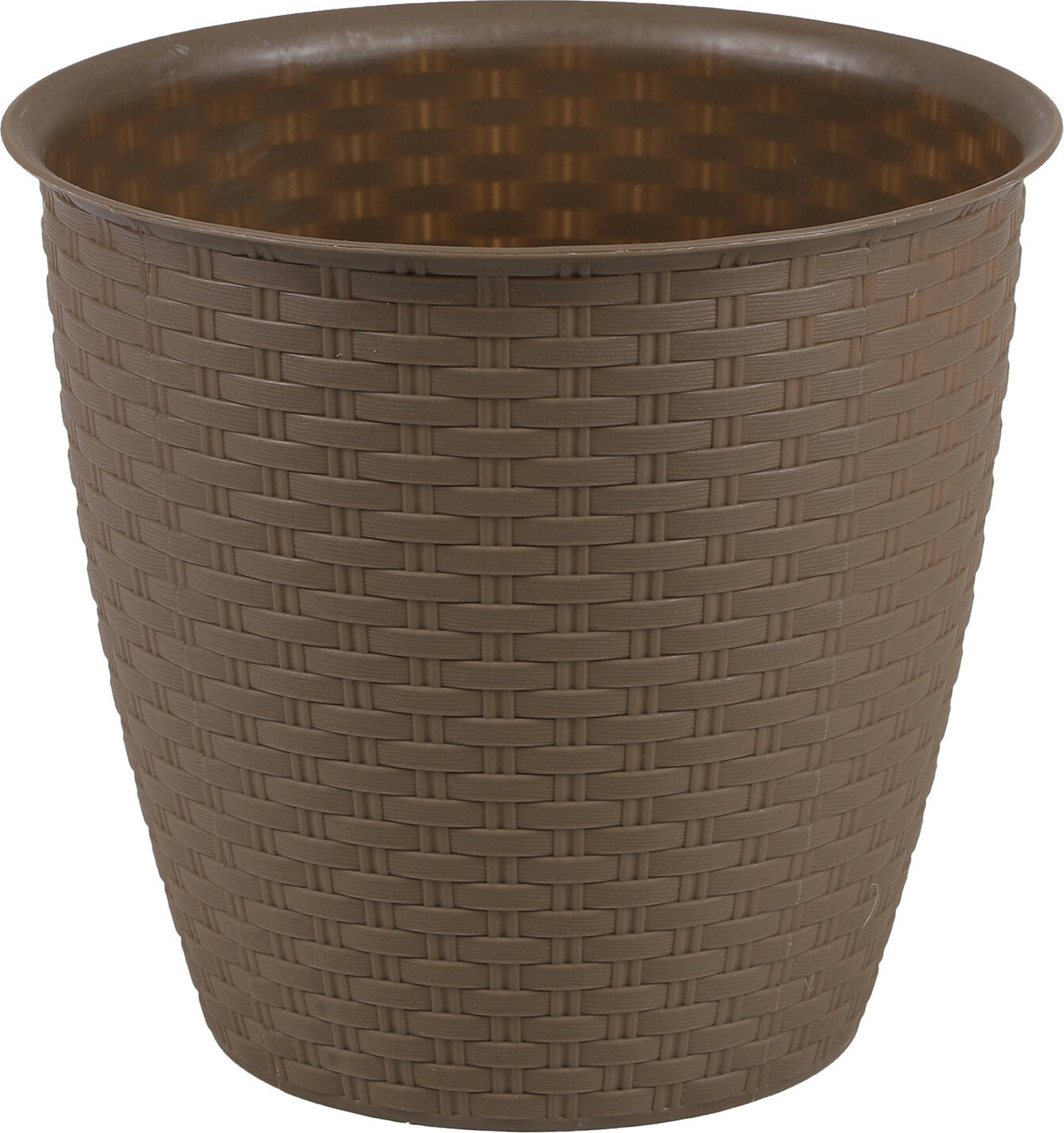 DOCHTMANN Květináč rattan 30 × 26 cm, hnědý
