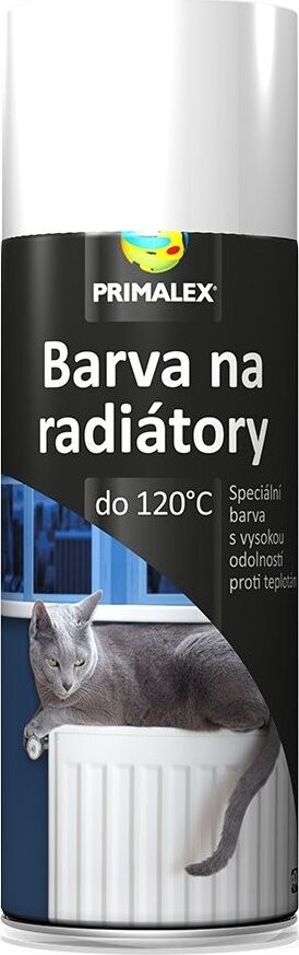 Primalex Sprej na radiátory bílá 400 ml