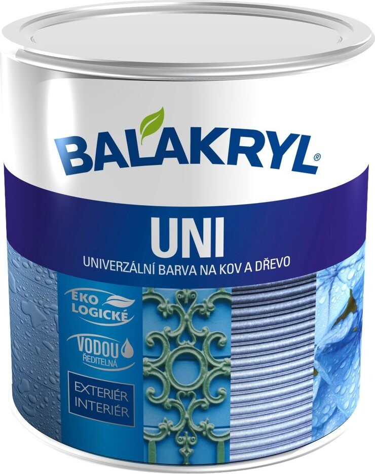 Balakryl Uni mat 0101 pastelovo sivý 0,7 kg