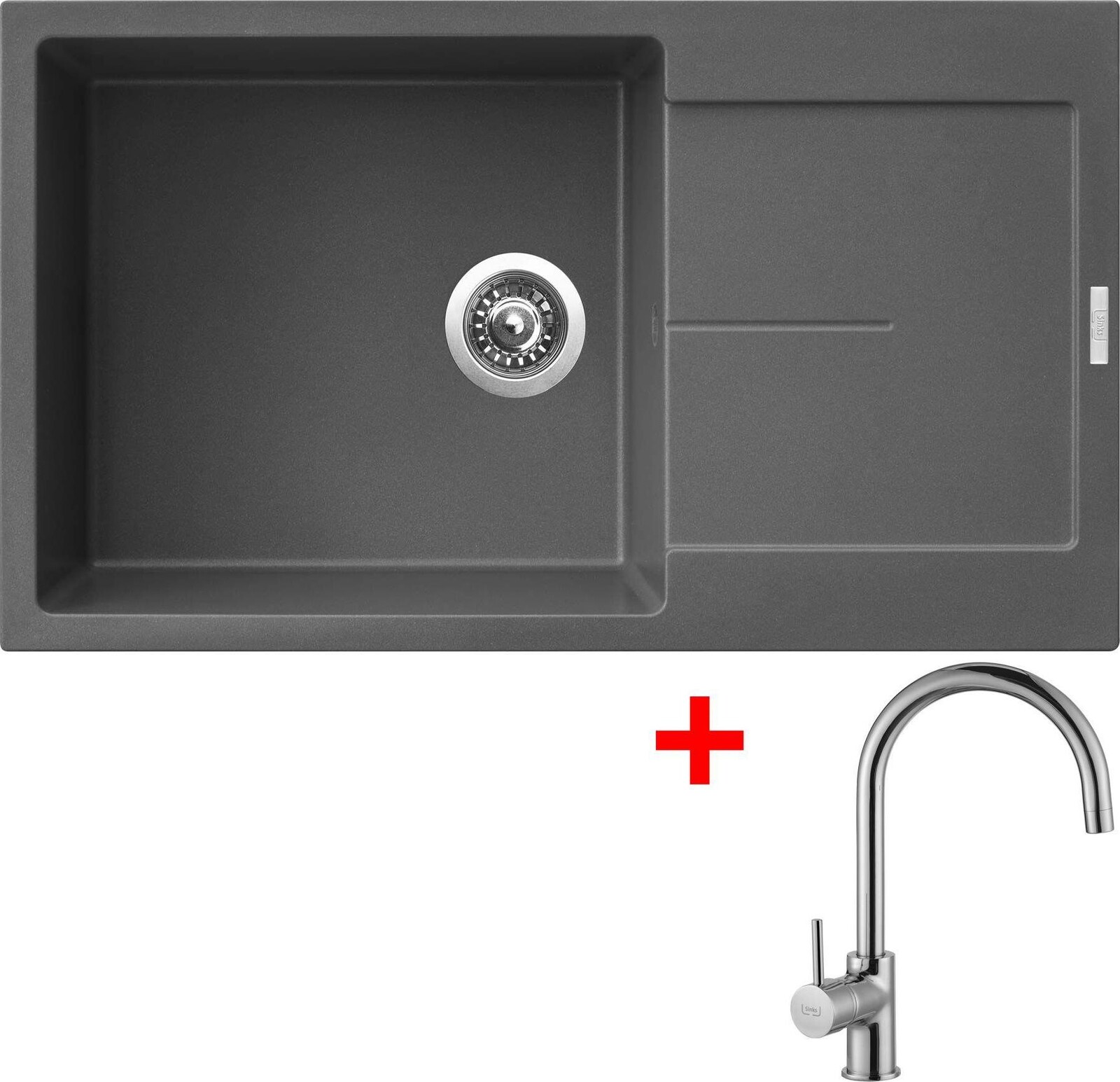 Sinks Ultima 860 XXL Titanium + Vitalia