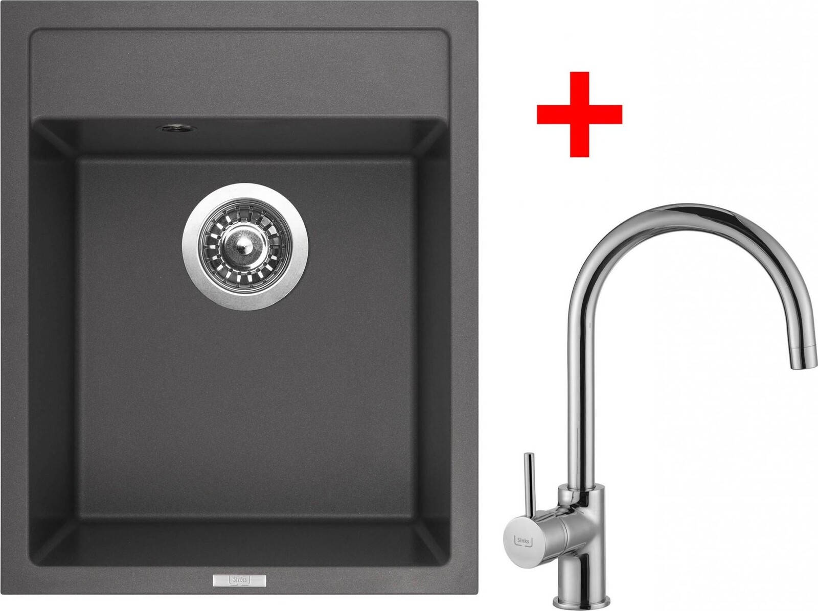 Sinks Classic 400 Titanium + Vitalia