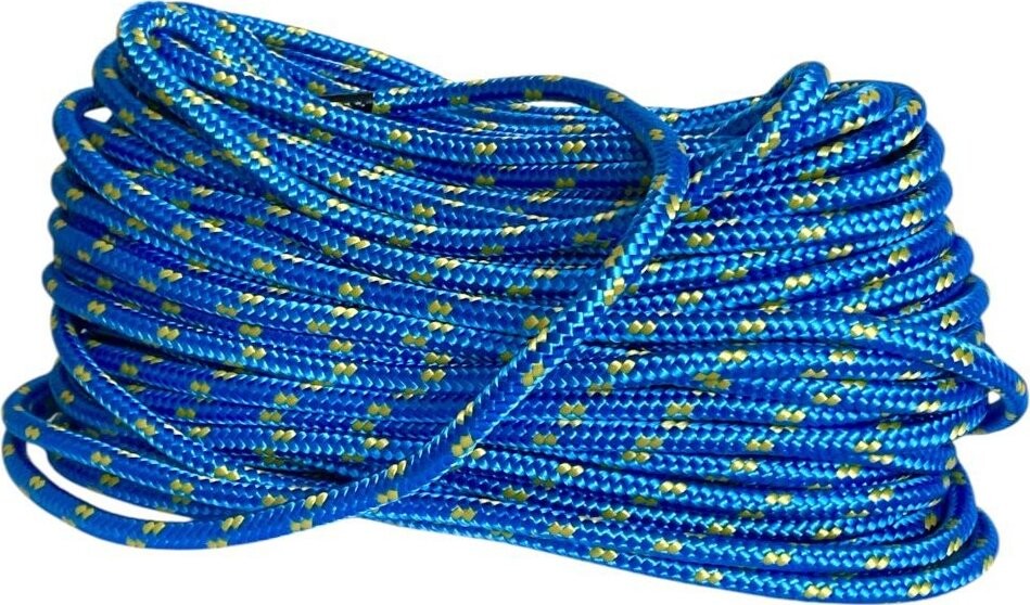BKshop PPF 10 Polypropylenové lano pletené s jádrem, průměr 10 mm, 30 m modré