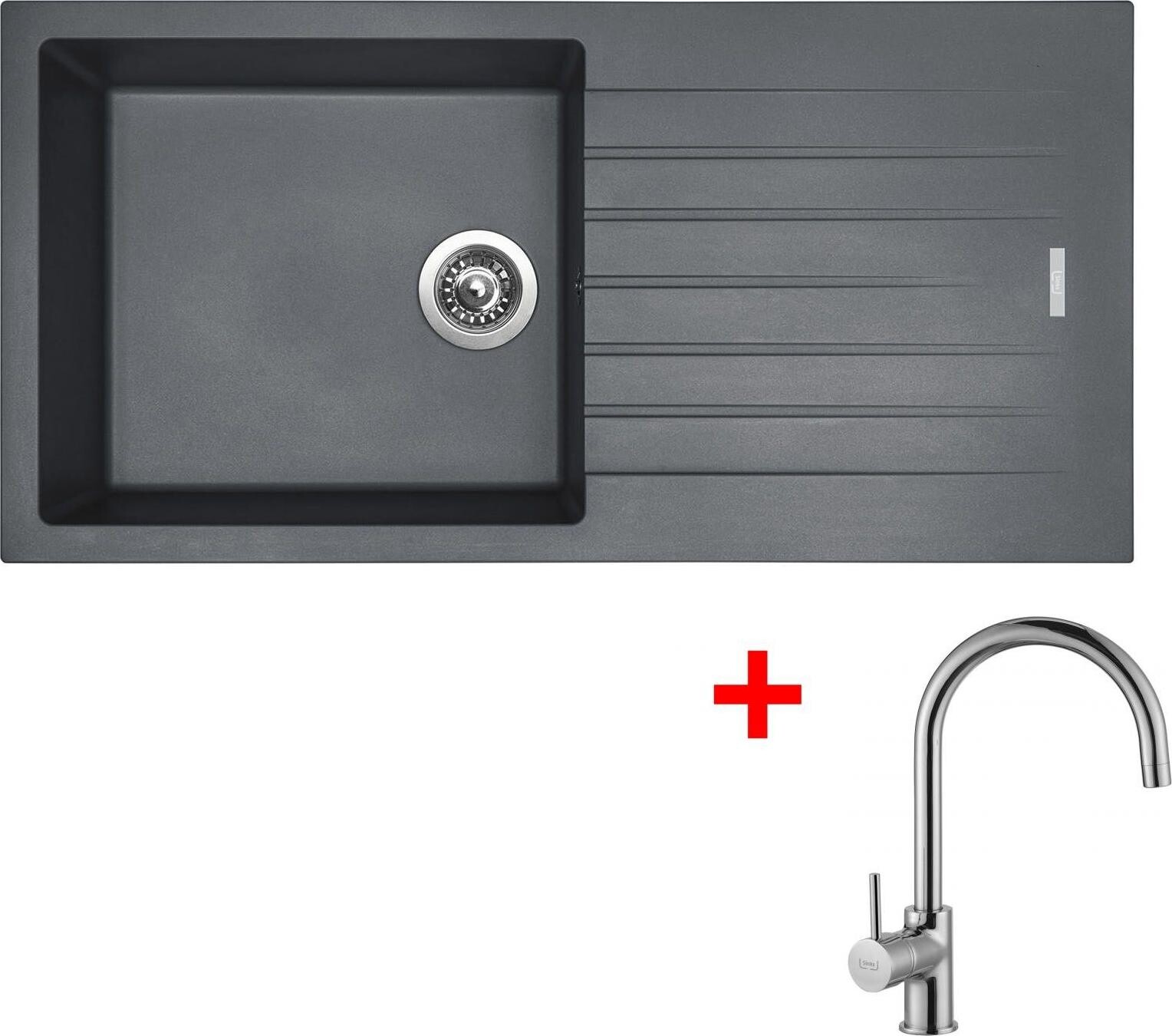 Sinks Perfecto 1000 Titanium + Vitalia