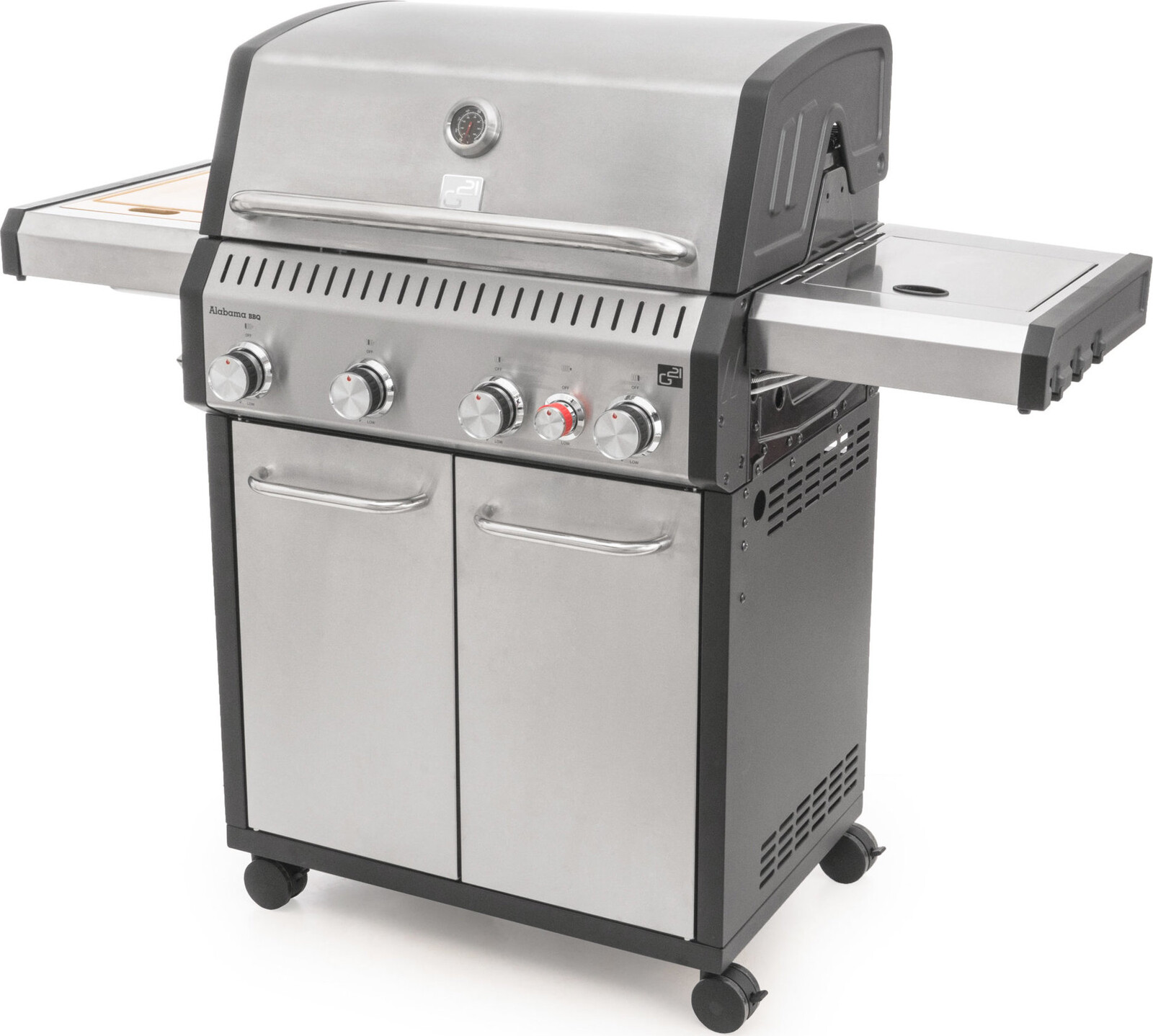 G21 Gril plynový Alabama Silver BBQ Premium Line