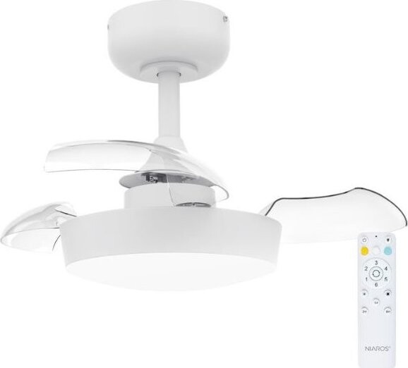 Garsaco Stropní ventilátor se světlem Nacala 55 cm 71 W, 888 lm, CCT, dálkové ovládání
