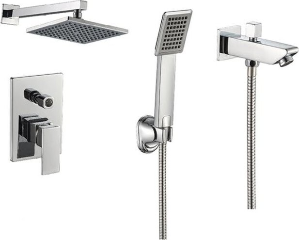 Metalac Aquabi Rain - quadro vestavný sprchový set