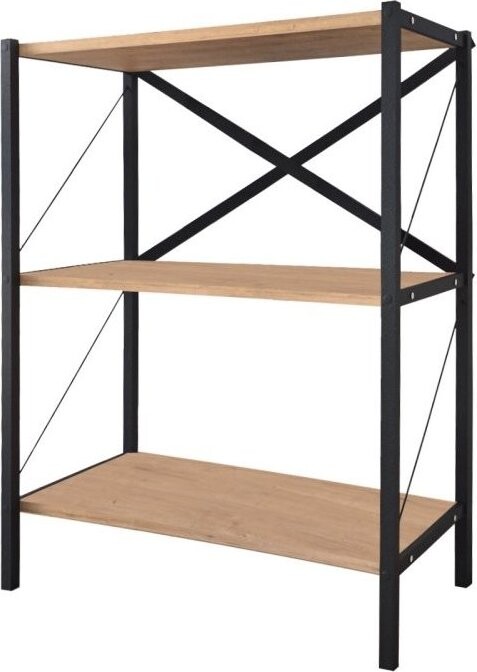 Nejlevnější nábytek Mebru, kovový, 86 cm, černý/dub safírový