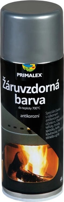 Primalex Sprej žáruvzdorná stříbrná 400 ml