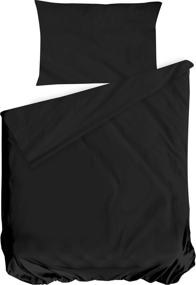 Cottonbox bavlnené obliečky Neat Black 140 × 200/70 × 90 cm