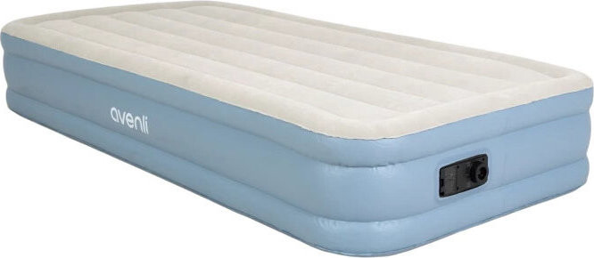 Avenli 24135EU Nafukovací matrace s vestavěnou pumpou 191 × 99 × 33 cm, bílo-modrá