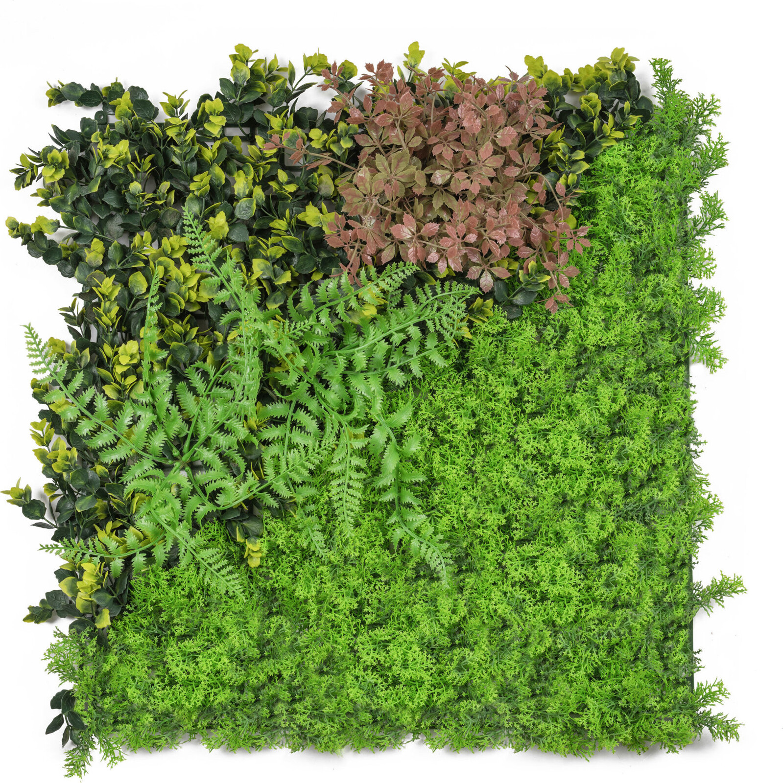 G21 Listo Forest Umelá zelená stena, 50 × 50 cm