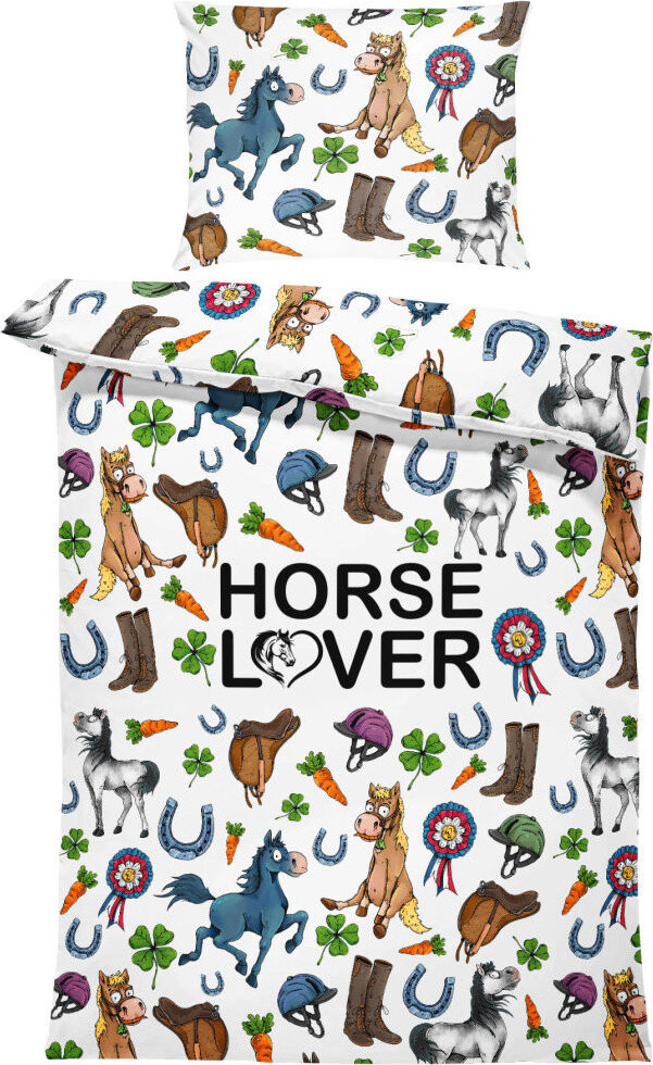 IMPAR Obliečky Horselover, 140 × 200 cm + 90 × 70 cm