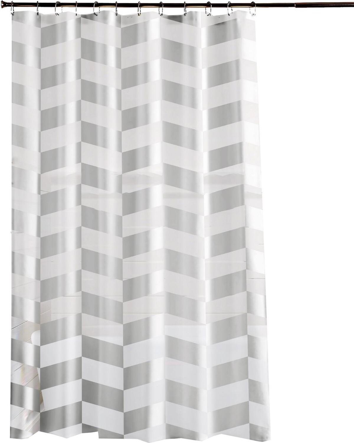 DuraHome Závěs koupelnový 180 × 200 cm Peva - HW1432, Silver