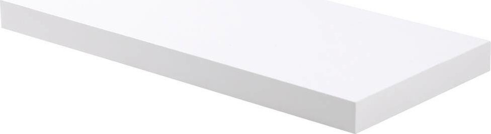 Homea Nástenná polica z MDF, 50 × 22,8 cm, biela