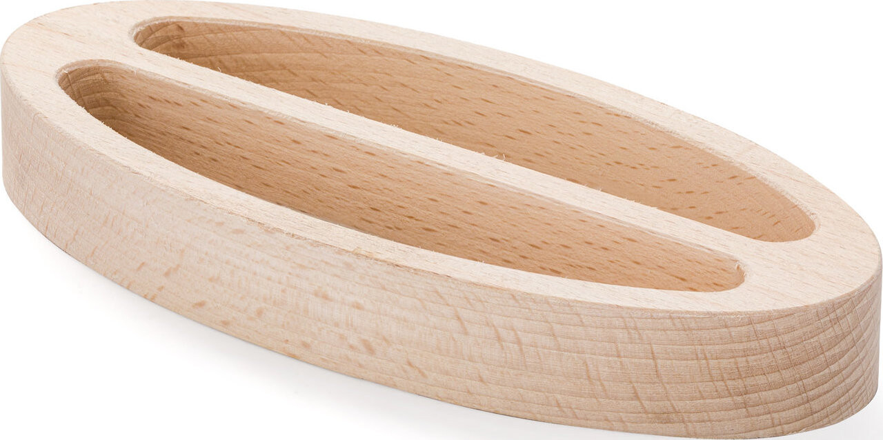 METRIE Elora-2115 Dřevěná miska, masivní dřevo, rozměr 150 × 70 mm