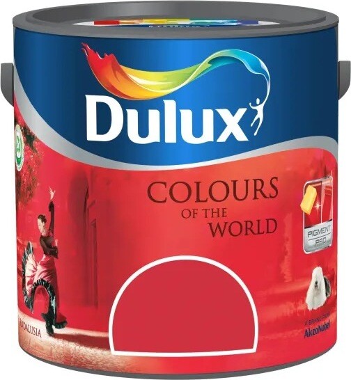 Akzo Nobel Dulux Cow Farby sveta 2,5 l, Ohnivé flamenco