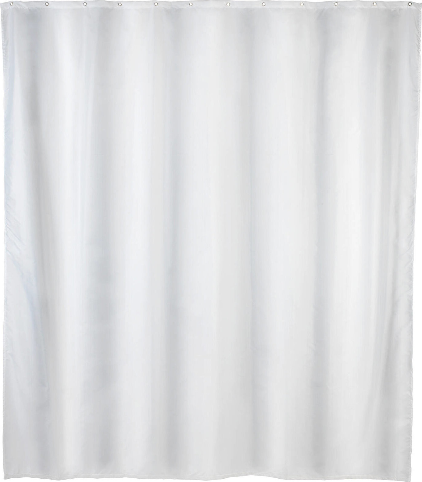 Wenko Sprchový závěs textilní, bílý, protiplísňový, 180 × 200 cm