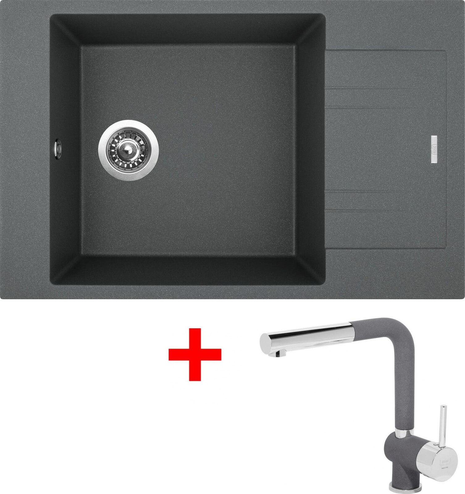 Sinks Vario 780 Titanium + Mix 3 P GR