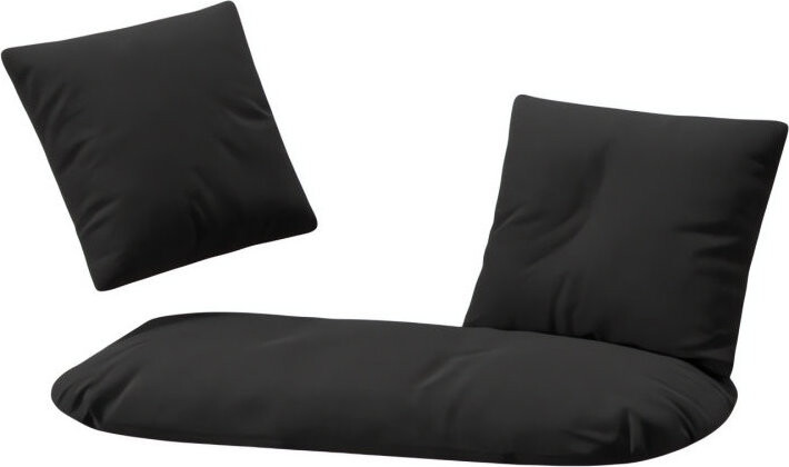 Gardlov 27380 Sada polštářů na dvojité závěsné houpací křeslo 3 ks, černá