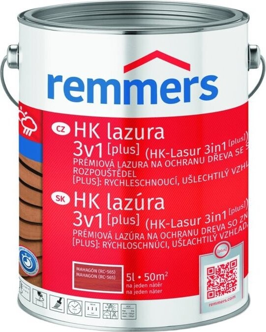 Remmers HK Lazura 3v1 [plus] 5 l Mahagoni / Mahagon