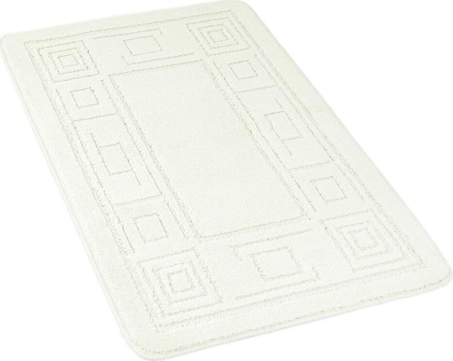 Kvalitex Kúpeľňová predložka 60 × 100 cm ornament smotanová