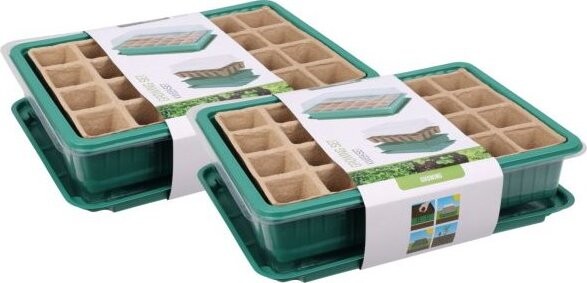 Igotrend Minipařeniště - ochranný poklop na rostliny, 27,5 × 20 × 11 cm, set 2 ks