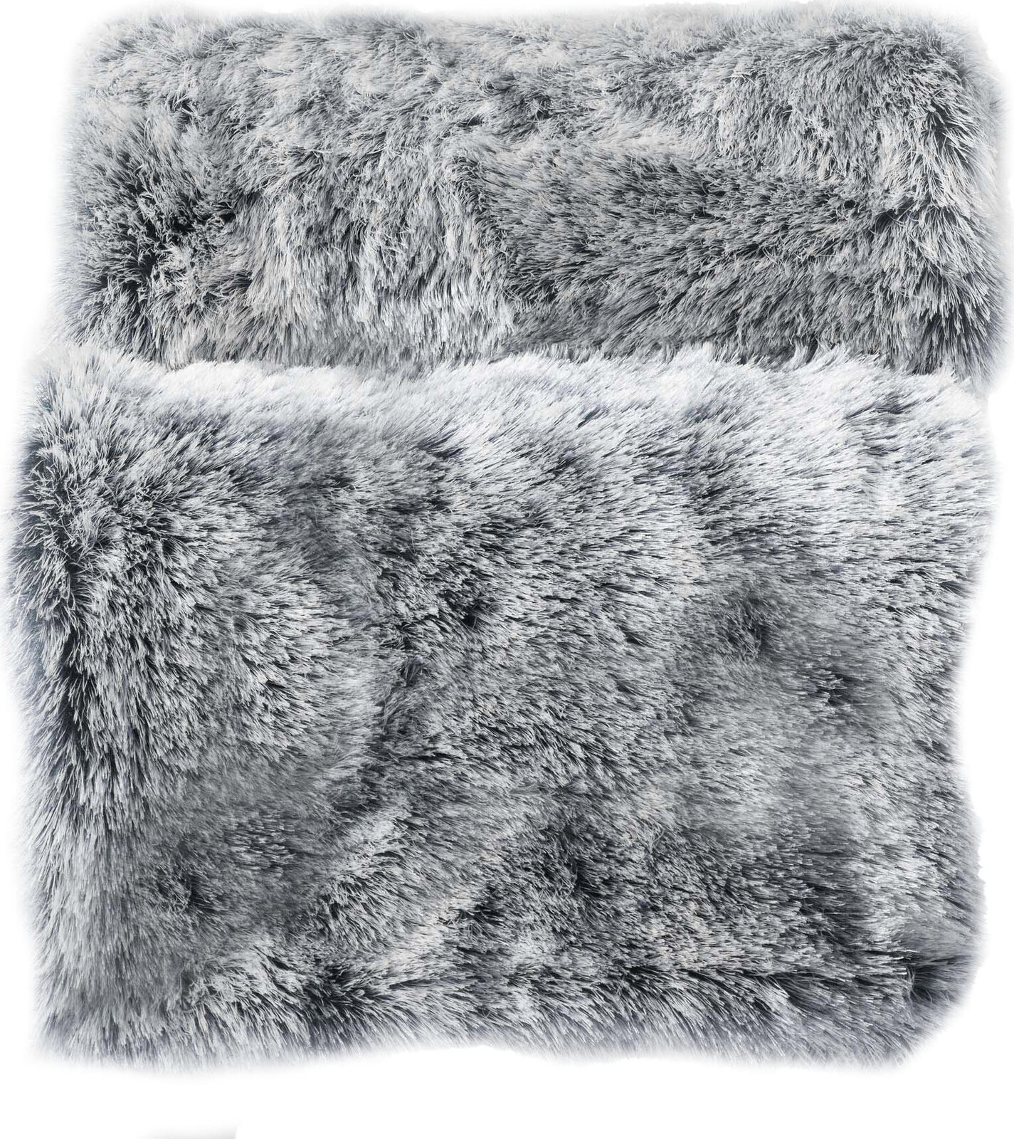 Douceur d'intérieur Měkká deka z umělé kožešiny 180 × 220 cm Grey