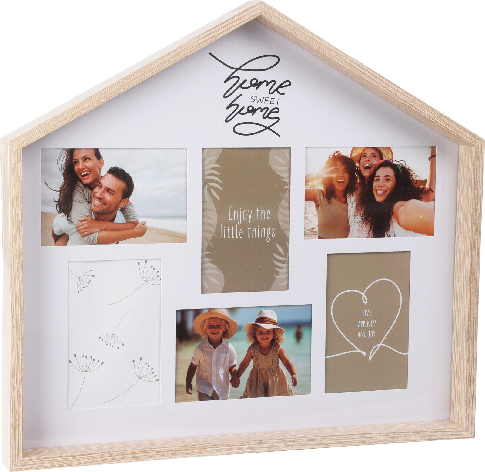Home Styling Collection Fotorámeček ve tvaru domečku, 70 × 40 × 43 cm