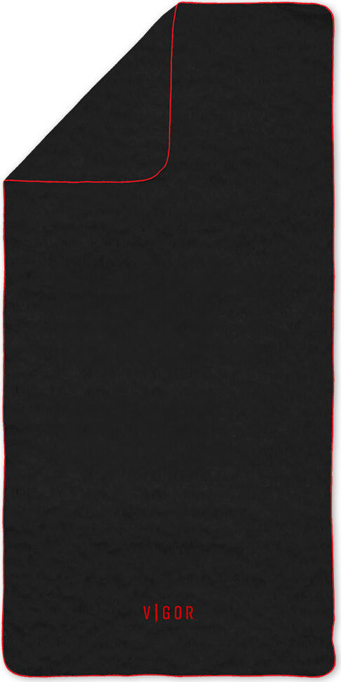 Bohemia Interactive Vigor Quick Dry Towel 130 × 70 cm Black/Red