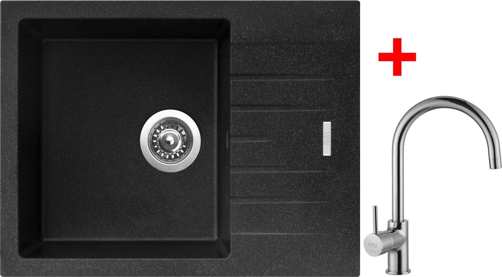 Sinks Perfecto 650 Granblack + Vitalia