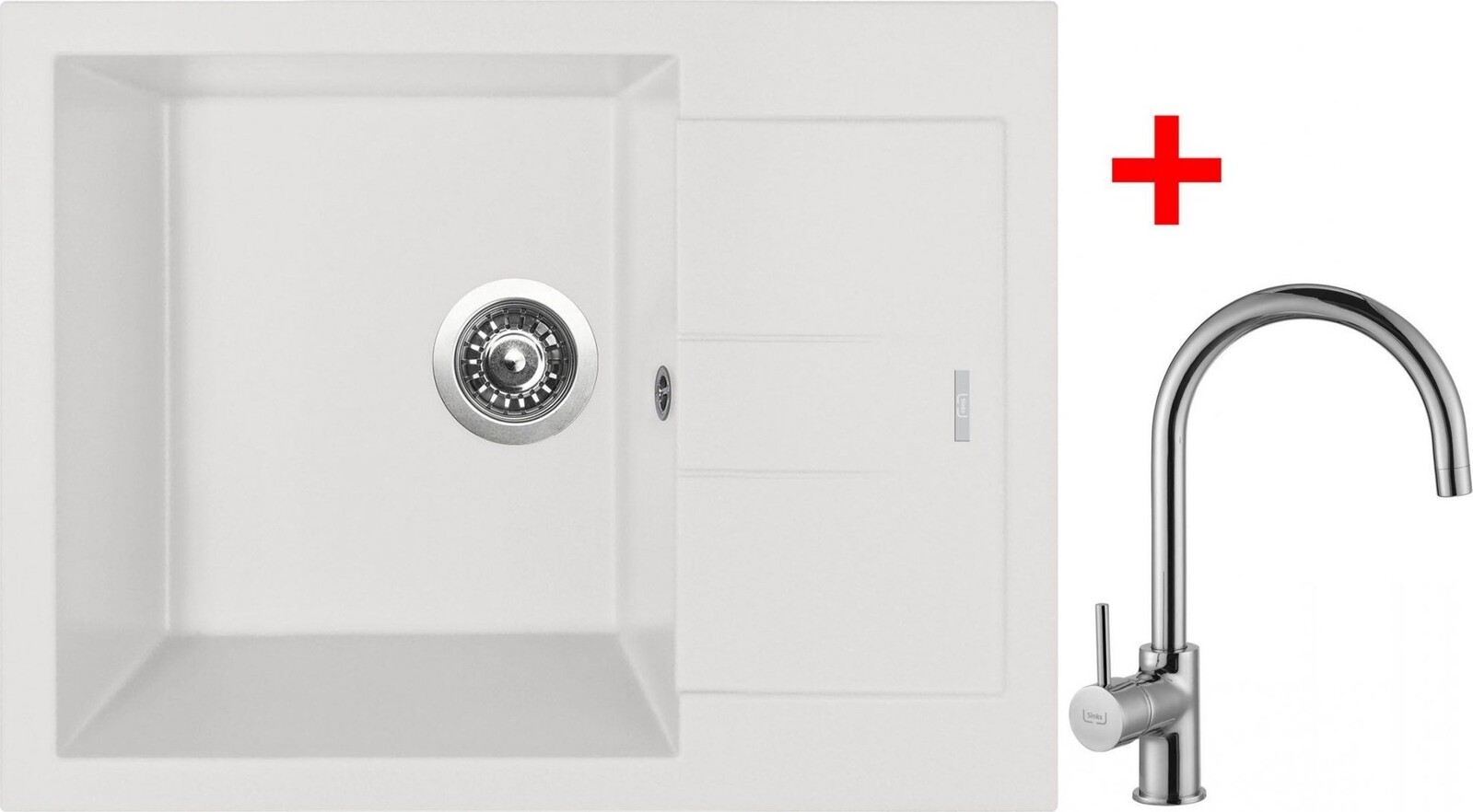 Sinks Amanda 650 Milk + Vitalia