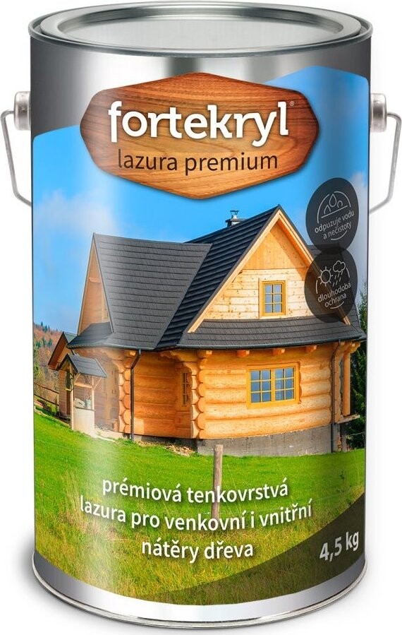 Austis Fortekryl lazura PREMIUM 4,5 kg, bezbarvá