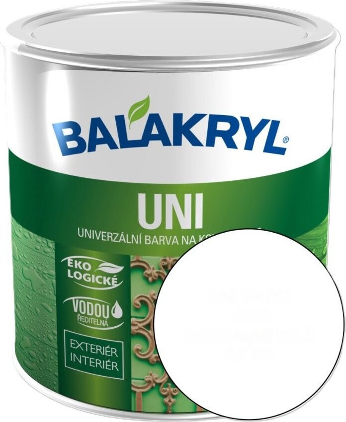 PPG Balakryl Uni Satin 9016, 0,7 kg, dopravní bíl