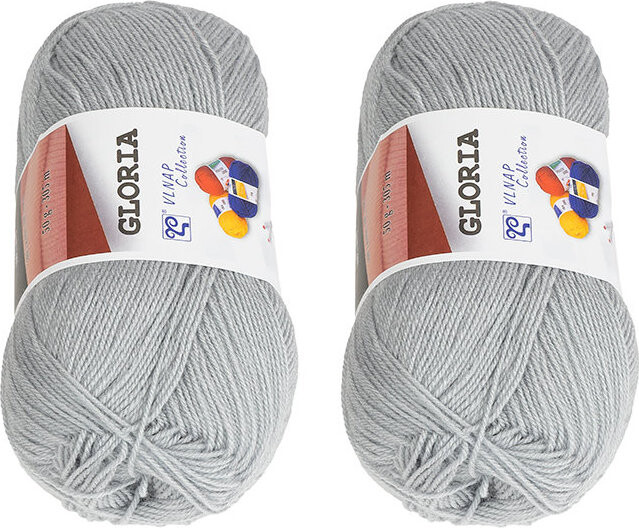 BELLATEX Gloria 50 g set 2 ks - 56177 šedá