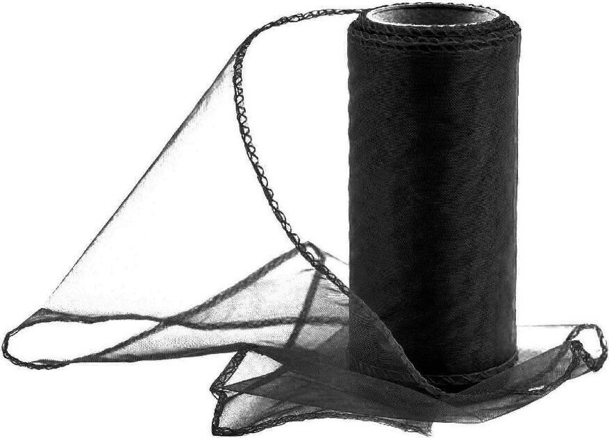 Vikpap Organza 12 cm/10y černá