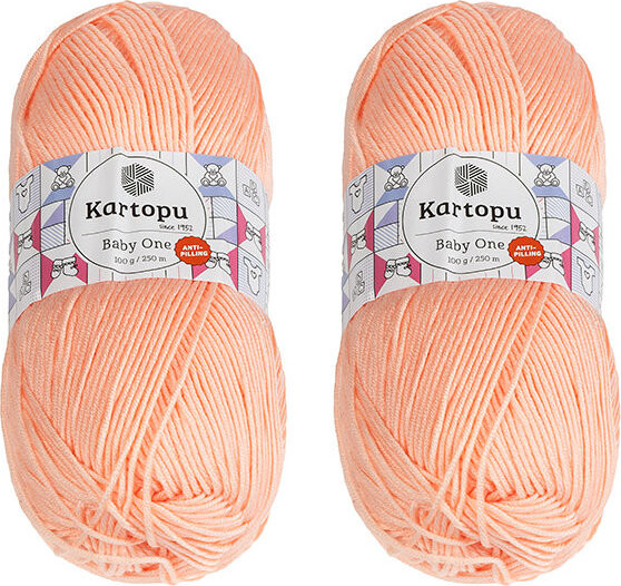 BELLATEX Baby One 100 g set 2 ks - 253 meruňková