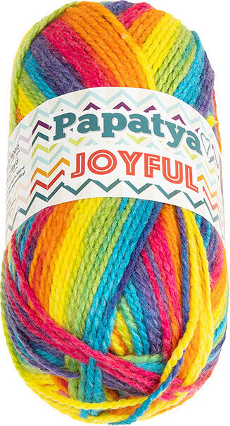 BELLATEX Joyful 100 g - 16 oranžová, modrá, žlutá, růžová