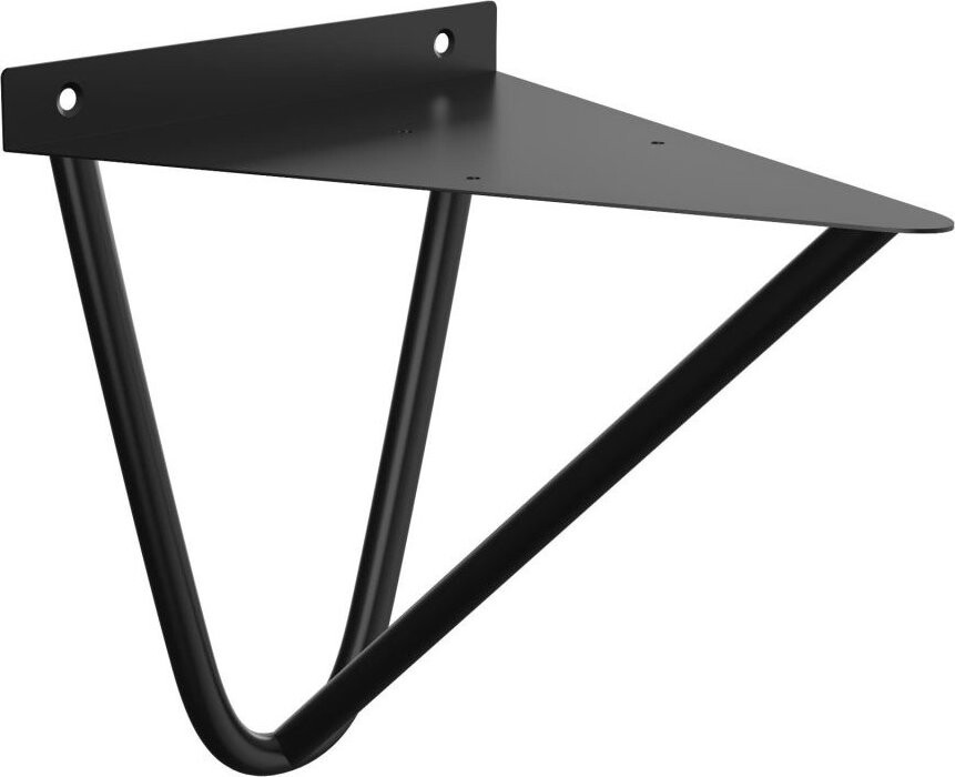 Walteco Konzole WANS, 186 × 200 mm, nosnost 30 kg, matná černá