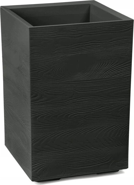 Lamela Květináč Karo Eco Coffee deska, antracit, 400 × 400 × 600 mm