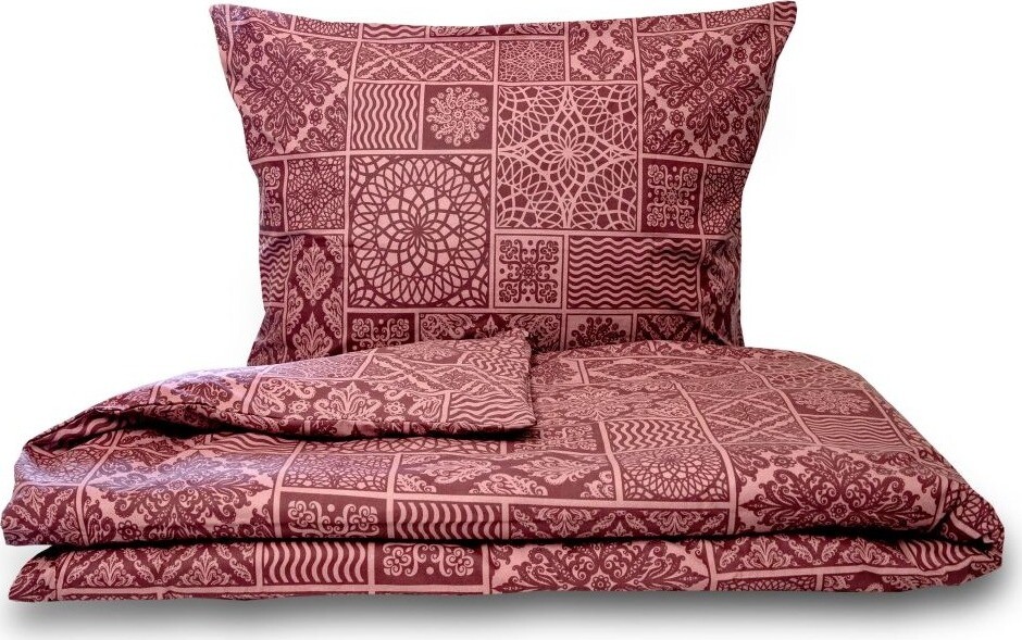 Kvalitex Obliečky bavlna renforcé 1 + 2, 200 × 200, 70 × 90 cm Tokyo vínové