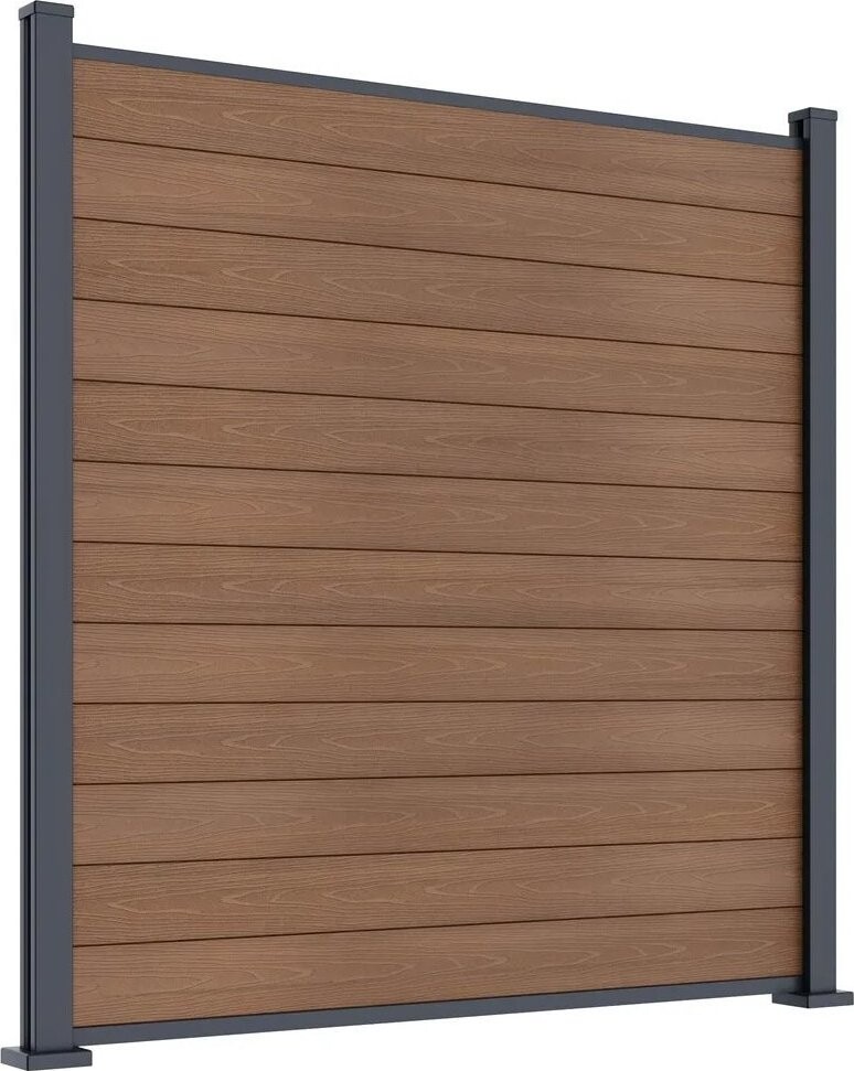 Rojaplast ELEMENT plotový panel WPC 180 × 180 cm a koncovky, tík