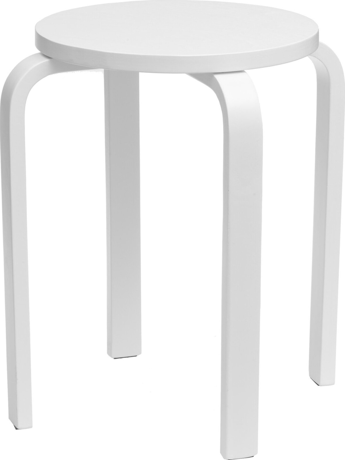4Living Kuchyňská stolička, průměr 39 cm, bílá