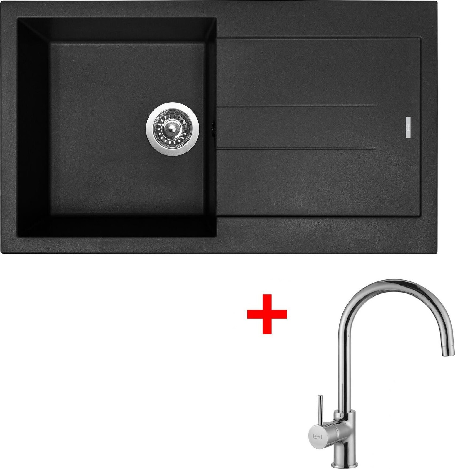Sinks Amanda 860 Pureblack + Vitalia