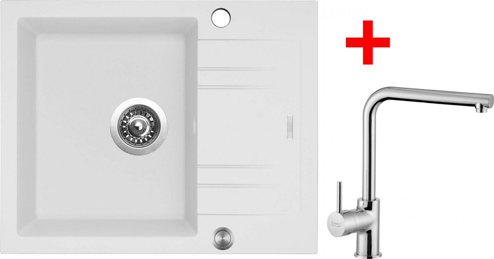 Sinks Linea 600 XC Milk + Elka
