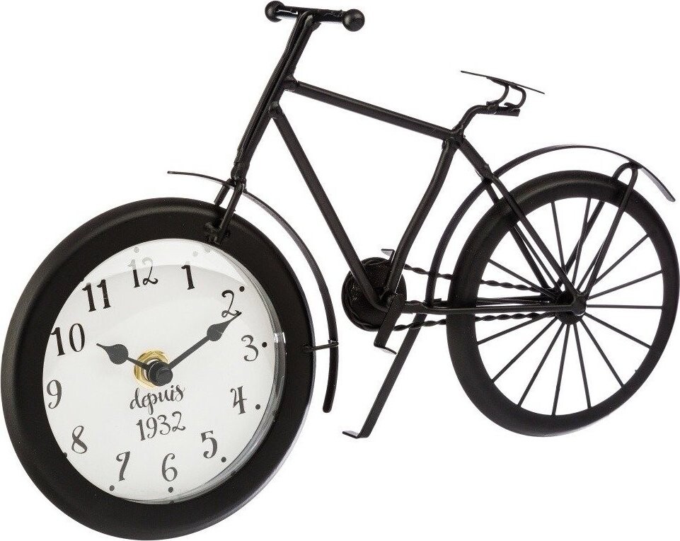 Atmosphera Stolové hodiny BIKE, 29 × 7 × 18 cm, kov