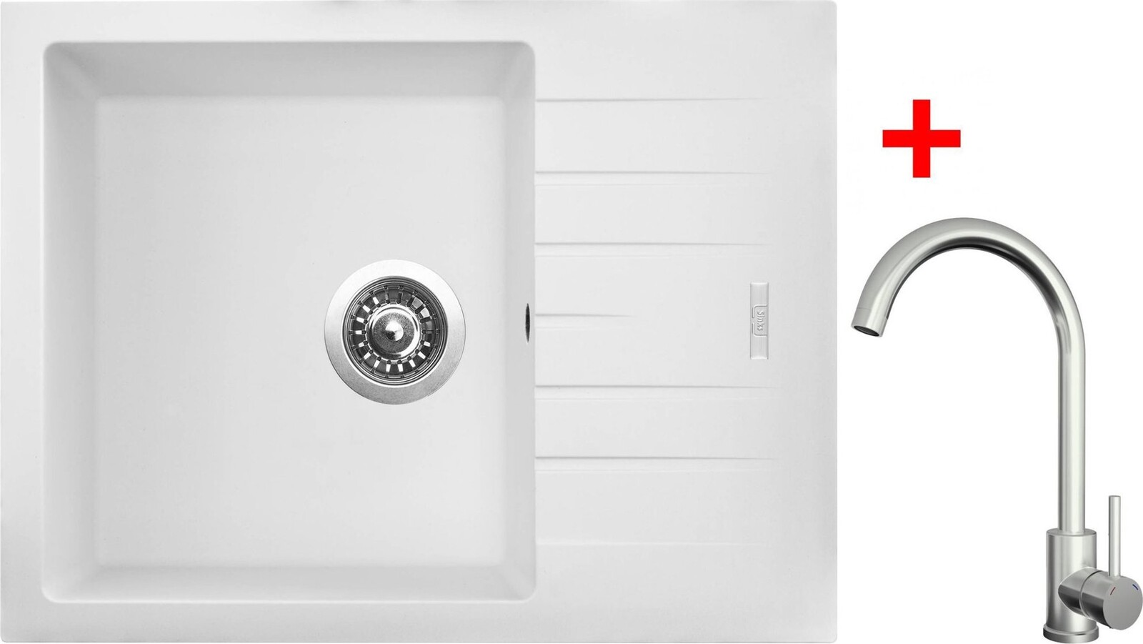 Sinks Perfecto 650 Milk + Arco celoantikorový