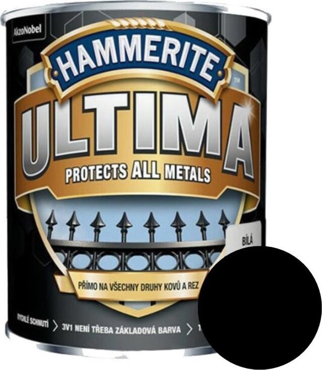 AkzoNobel Hammerite ULTIMA 0,75 l, černá hladká