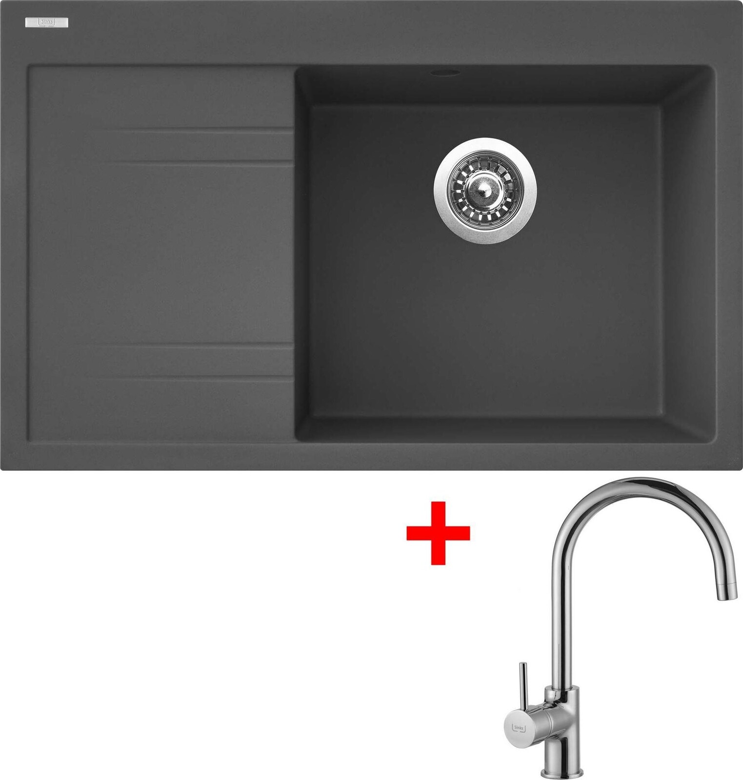 Sinks Rim 780 P Titanium + Vitalia